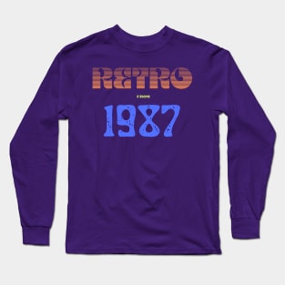 Retro Birthyear 1987 Long Sleeve T-Shirt